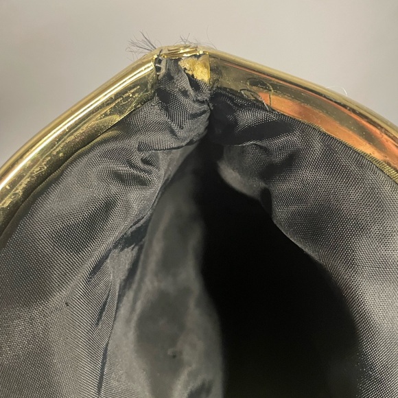 Vintage 1960s Beaded Black Evening Bag - Picture 7 of 7